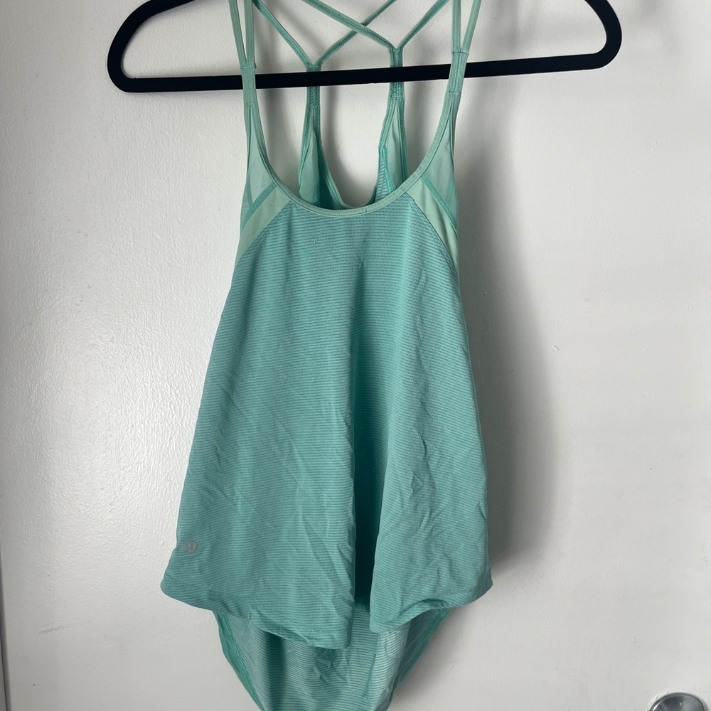 Mint Green Strappy Tank Top